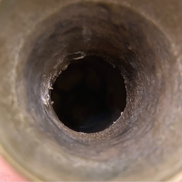 Vintage Brass Vase Leaves Engraved Etched 7.75" Tall - Picture 5 of 6